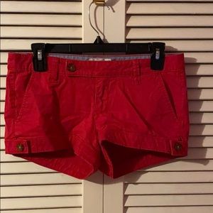 Red booty short